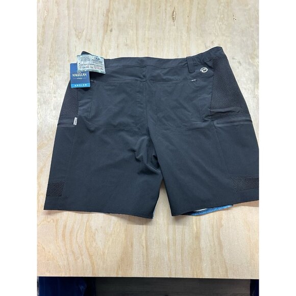 Magellan Pro Angler Fishing Men's Size 2XL Board Shorts Swim trunks Black/Blue - Picture 4 of 9